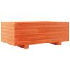 VidaXL Jardinière cire marron 70x40x26,5 cm bois de pin massif, jardinière d'extérieur, bac à fleurs, boîte à plantes, 847330