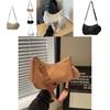 Trendy Retro Pu Shoulder Bag Stylish Solid Color Crossbody Bag For Daily Use