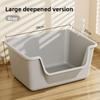Cat Litter Box Extra Large Semi-closed Cat Litter Box Extra Large Splash-proof Huge Maine Cat Toilet Pet Supplies