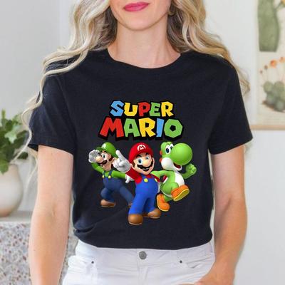 Super Mario Luigi Mario And Yoshi Group Shot T-Shirt Unisex T-Shirt
