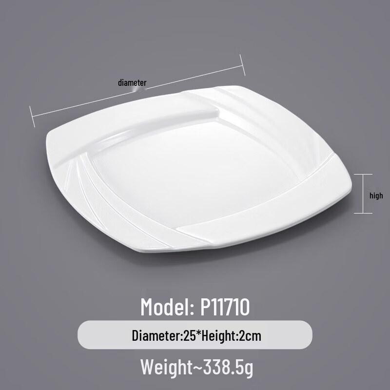 A5 Melamine Commercial Serving Plate