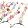 10pc Playful Shoe Jewelry Assorted Beaded Charms Frosted Acrylic Chains for Teens Girls Clogs Party Shoes