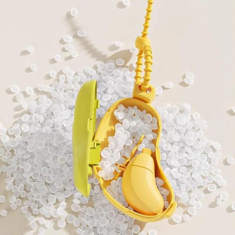 Plastic Toothbrush Head Protective Cover Portable Banana Shape Toothbrush Dust Cap Cover 2In1 Brush Protect Toothbrush Case Cap