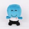 Toslow Plush Blue Face Emoji Soft Toy With Pp Cotton Filling For Kids And Adults