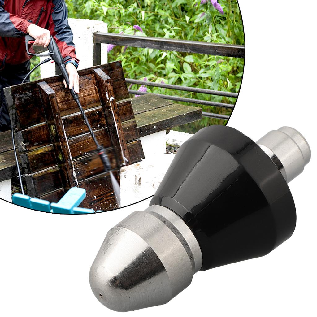 Abwasserreinigungswerkzeug 1/4'' Hochdruck-Abflussdüse 5000psi Abwasserrohrreiniger Abwasserreinigungsdüse Werkstatt-Elektrowerkzeuge