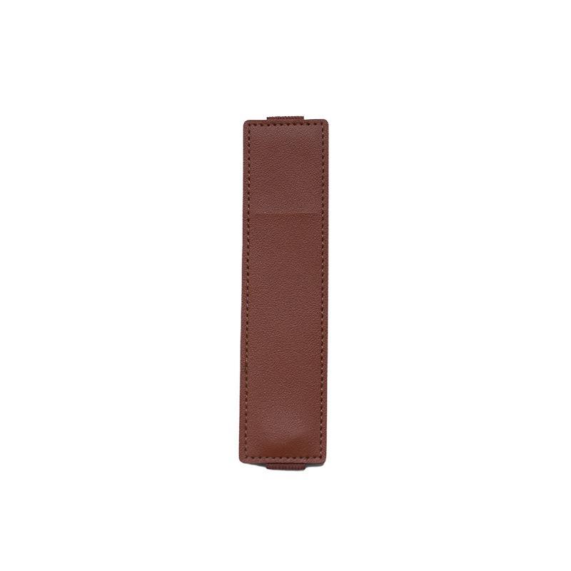 Elastic Leather Pen Sleeve PU Pencil Holder Bookmark Clip for Tablet Laptop Notebook Stylus Pen Portable Protective Case
