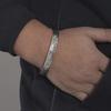 Retro Ancient Silver Open Bracelets for Men and Women - Simple, Auspicious, Lucky Fortune Jewelry