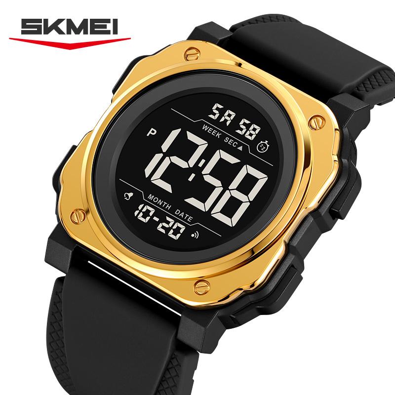 Skmei 2511 Fashion Gents Digital Watch Silicone Strap Waterproofing Multi Function Night Display Sports Watch Factory