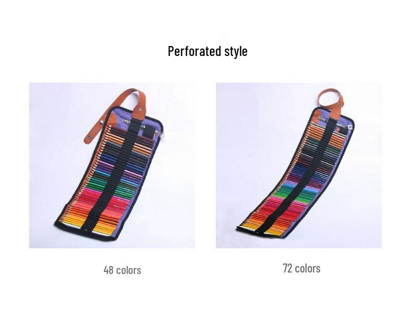 Colored Pencil Set: 50 or 72 Colors with Roller Blind Case for Graffiti & Hand-Painting
