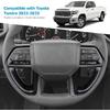 INTGET 2PCS Steering Wheel Cover for 2022 2023 2024 Toyota Tundra Accessories Carbon Fiber Steering Wheel Protector Trim Interior for Toyota Sequoia