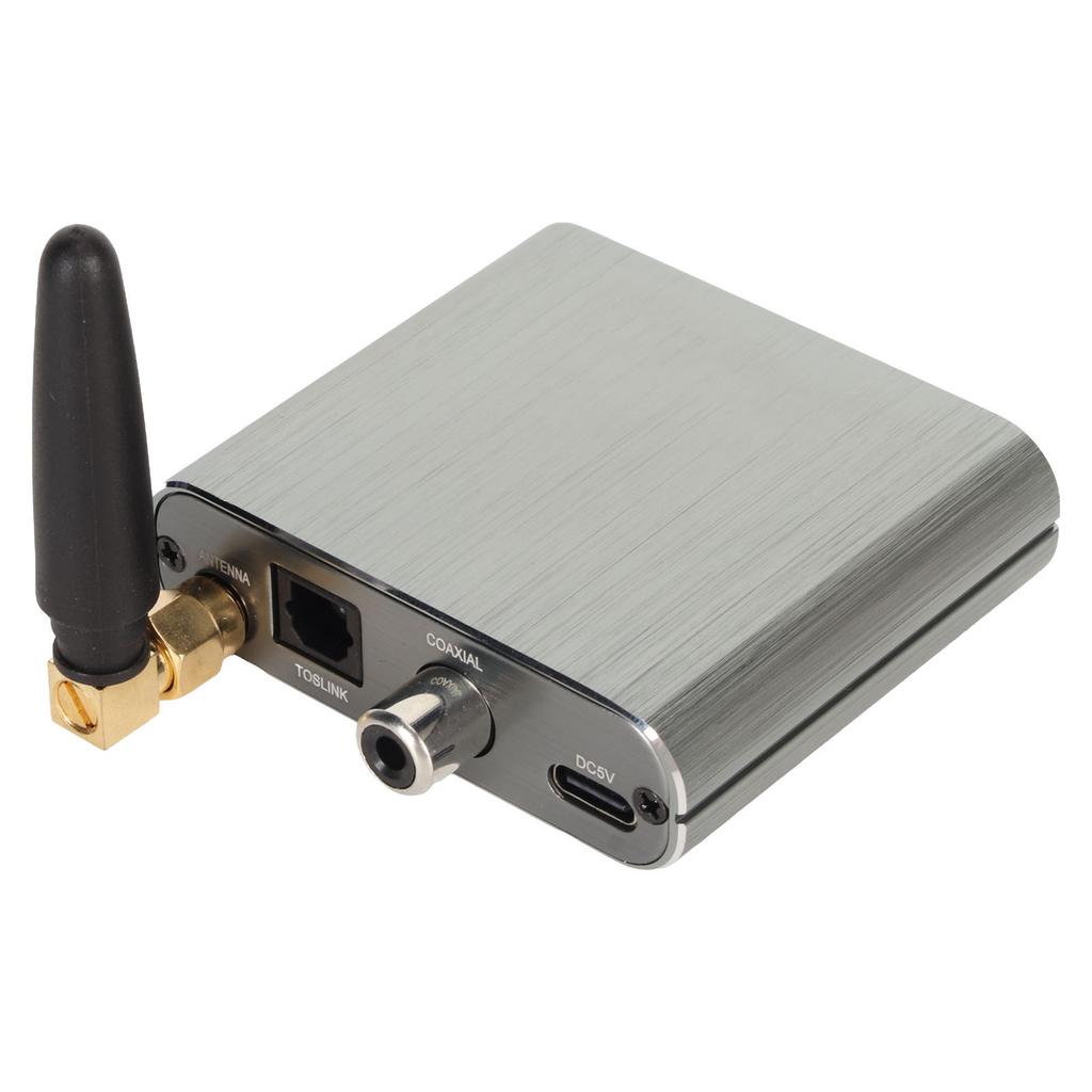 Bluetooth 5.2 Sound Receiver Coaxial Optical AUX Sound Adapter Lossless HiFi Wireless Music Receiver