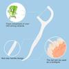 50Pcs/Box High Tensile Strength Dental Floss Carrying Case Toothpick Floss Stick  Oral Hygiene Care