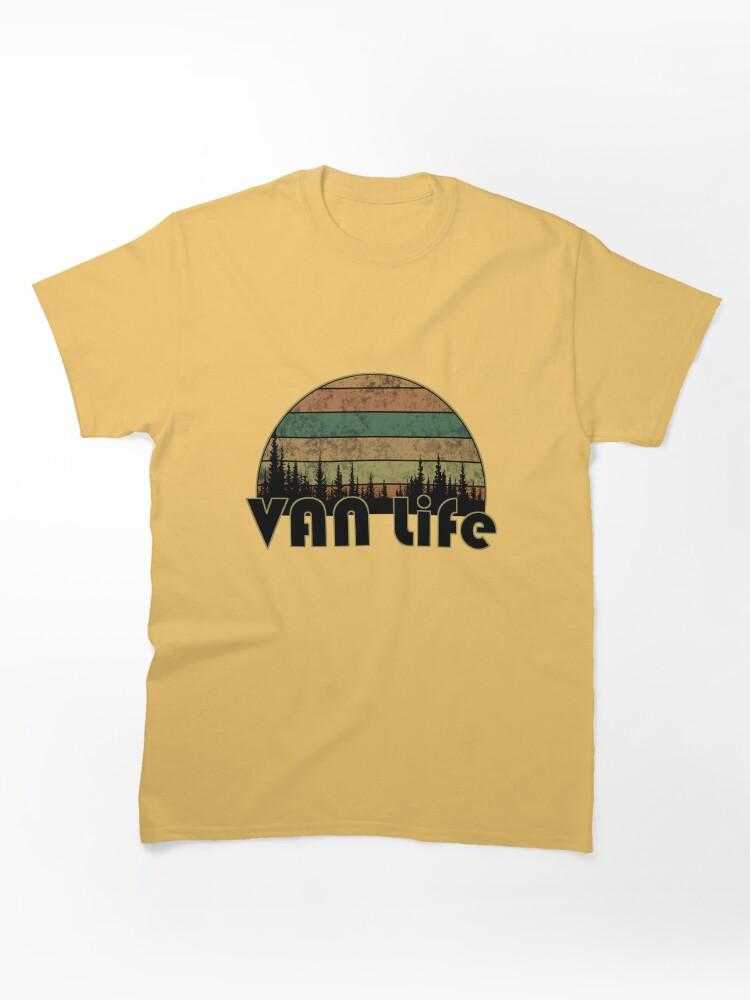 Wild Life Van Lovers, Retro Minimalist Van Life Classic Unisex T-Shirt
