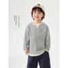 Style Boys' Versatile Long-Sleeve T-Shirt, Children's Spring and Autumn Wear, Durable Top, 2026 New Model Children's Clothing, Baby Base Layer Shirt