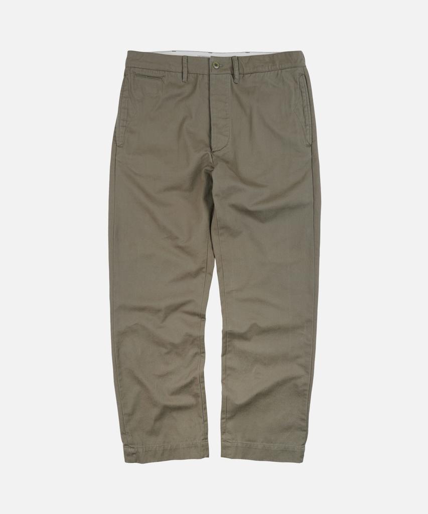 FRIZMWORKS Washed Officer Chino Pants _ Mud