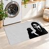 Flannel Kitchen Mat Scream Ghostface Soft Area Rug Non Slip Floor Carpet Home Decoration