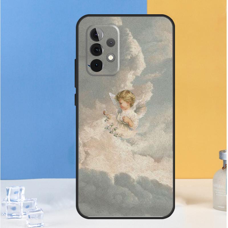 Renaissance Angel Aesthetic For Samsung Galaxy A05 A06 A13 A33 A53 A36 A26 A16 A54 A34 A14 A32 A52 A55 A35 A15 A56 Case
