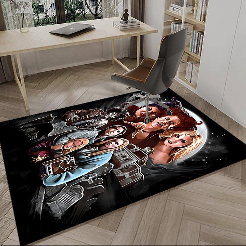 Halloween Horror Witch Carpet, Kitchen Rugs, Yoga Mat, Non-Slip Mats, Rug for Bathroom, Living Room Bedroom, Camping Rugs Christmas Gift