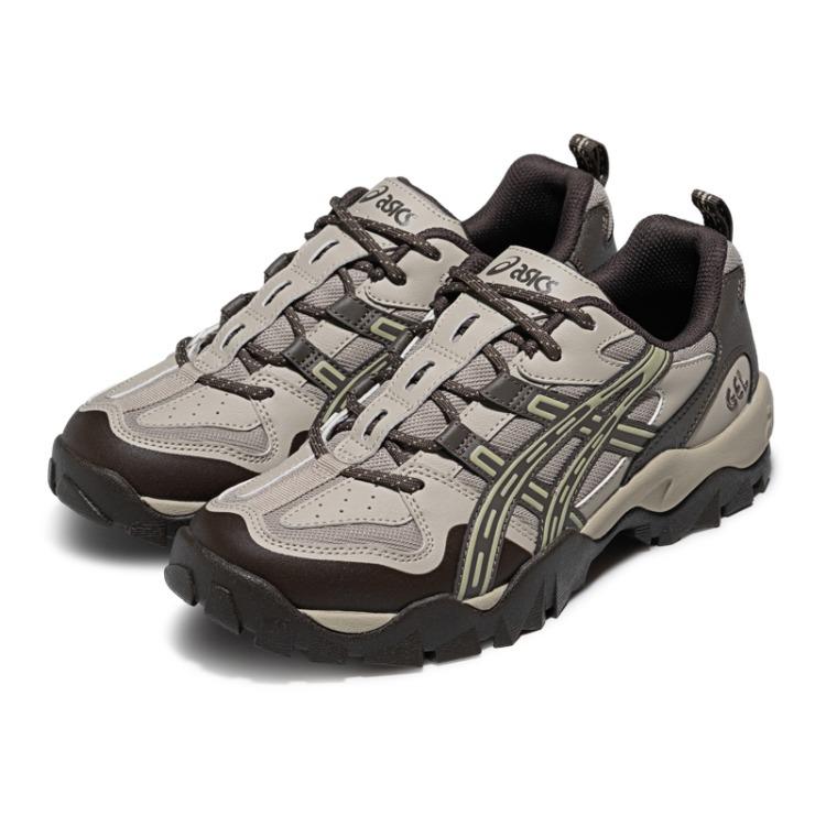 Men's Sneakers ASICS Gel Truck Casual Shoes Men's Low Top Light Gray Brown