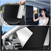 Autosonnenschutz Vorhänge Magnetisch Blendschutz Auto Seitenfenster Vorhänge - UV Reflexion UV Block Sonnenschutz für Front-/Heckfenster