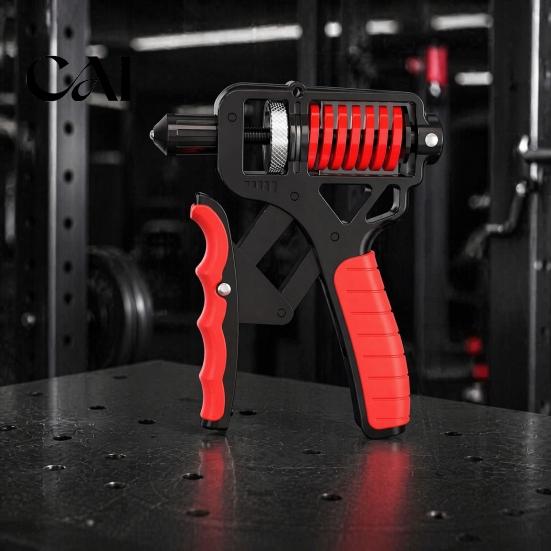 Heavy Duty Grip Exerciser Hand Strengthener with Counter, 5-165kg Resistance Adjustable Rehabilitation Equipment Forearm Trainer Exerciser,