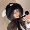 A Plush Ear Protecting Hat for Puppies A Winter Cycling Hat for Women To Keep Warm A Lei Feng Hat  and A Student Hooded Hat Trend