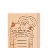 Creative Wood Stamp Scrapbooking Kit for Cat Theme DIY Craft Journal