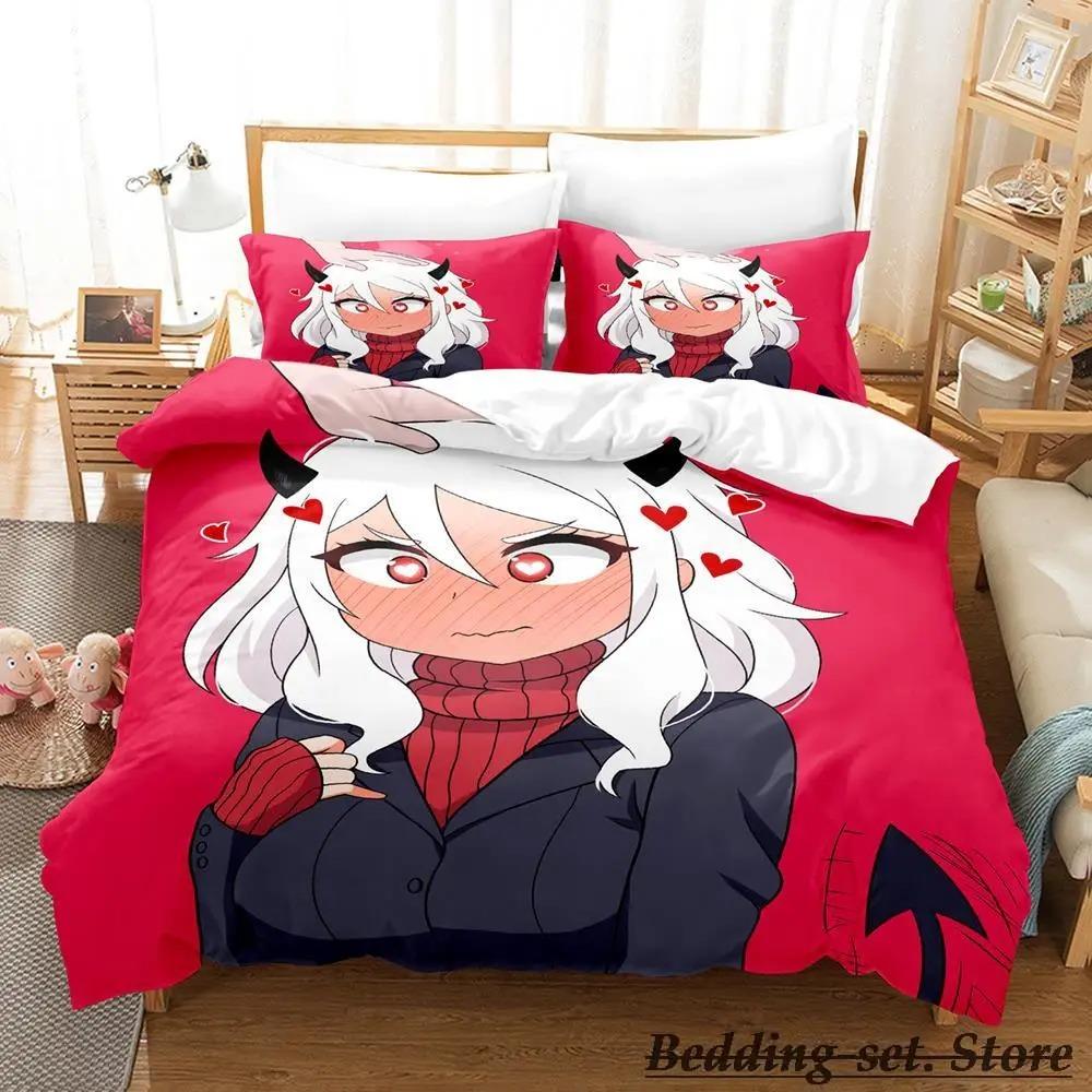 Helltaker Anime Bedding Set Single Twin Full Queen King Size Duvet Cover for Adult Kid Bedroom
