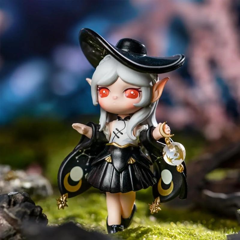  Original Robotime Rolife Suri Peach Blossom Nine Elves Series Blind Box Action Figure Toys Children Gifts Desktop Toys