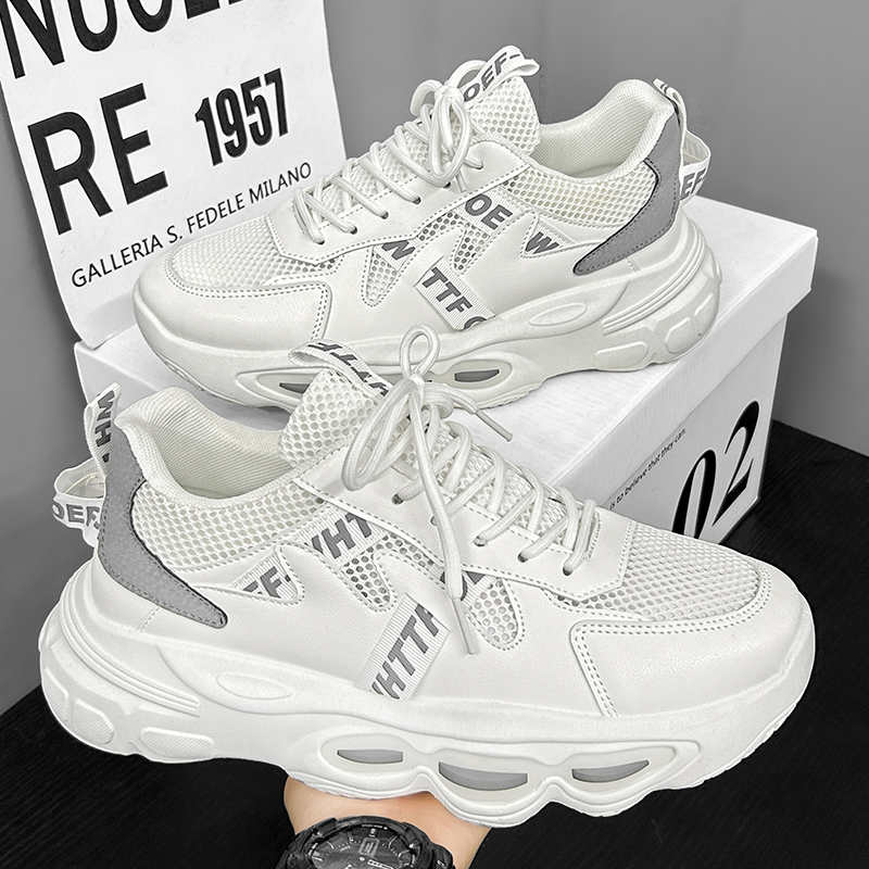 Fashion Summer High Platform Team Male Tennis Yellow Sneakers Size 14 Men Shoes Sports Best-selling Topanky Trendy League Cheap