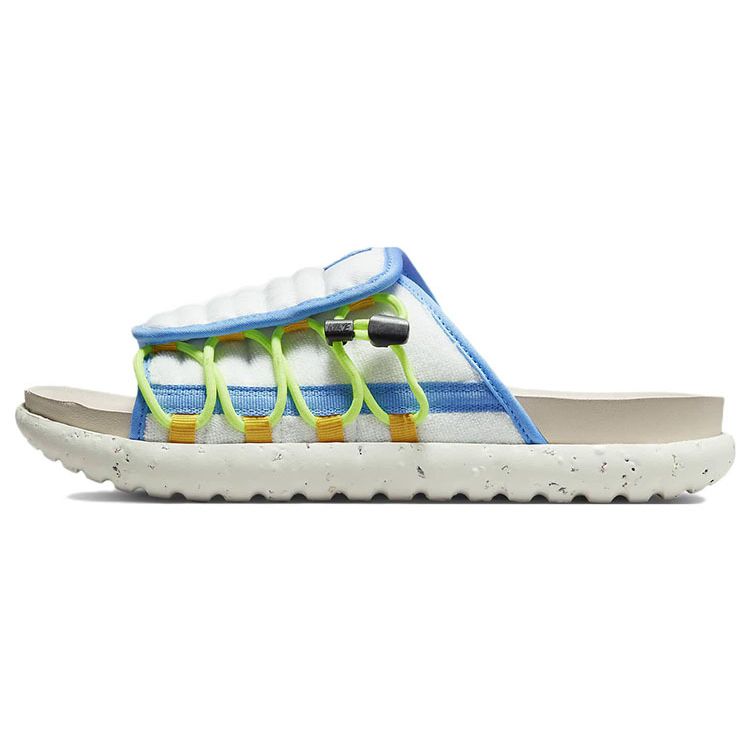 Nike Asuna 2 Slide White University Blue Men Sneakers University-Gold Volt DX2942-100 44