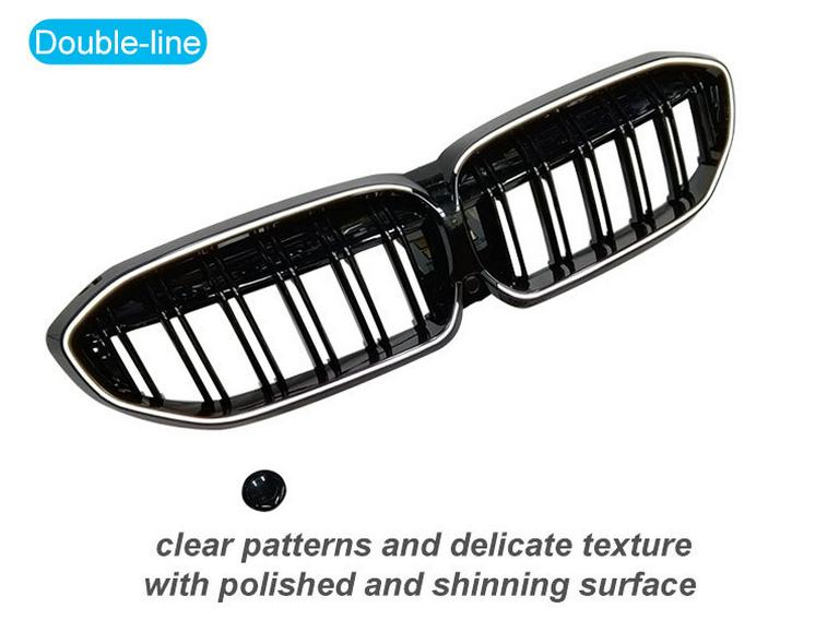 LED Starburst Grille for BMW 3 Series G20/G28 - Single/Double Line Options