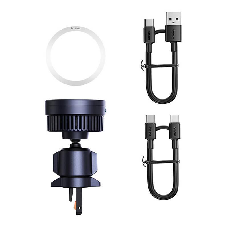 Samochodowy Uchwyt  Baseus Magpro Z Ładowarką Indukcyjną  15W Qi2.0 (Czarny)