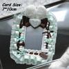 Cute Angel Cat Badge Holder for 58mm 65mm Anime Badges Lace Photo Card Holder 3 Inch Kpop Idol Photo Frames Handmade Card Binder
