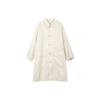 Uniqlo U Series Solid Color Single Breasted Mid Length Trench Coat Men coats Light-Beige 457988-30