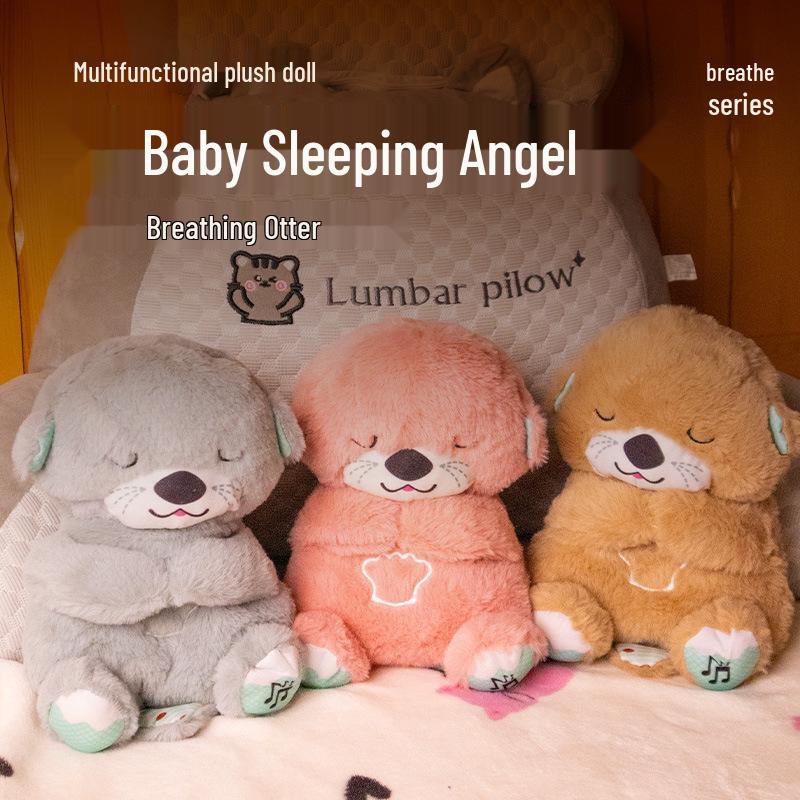 

Breathable Otter Bear Plush Toy: Soothing Baby Sleep Doll Stuffed Animal Gift. 30cm