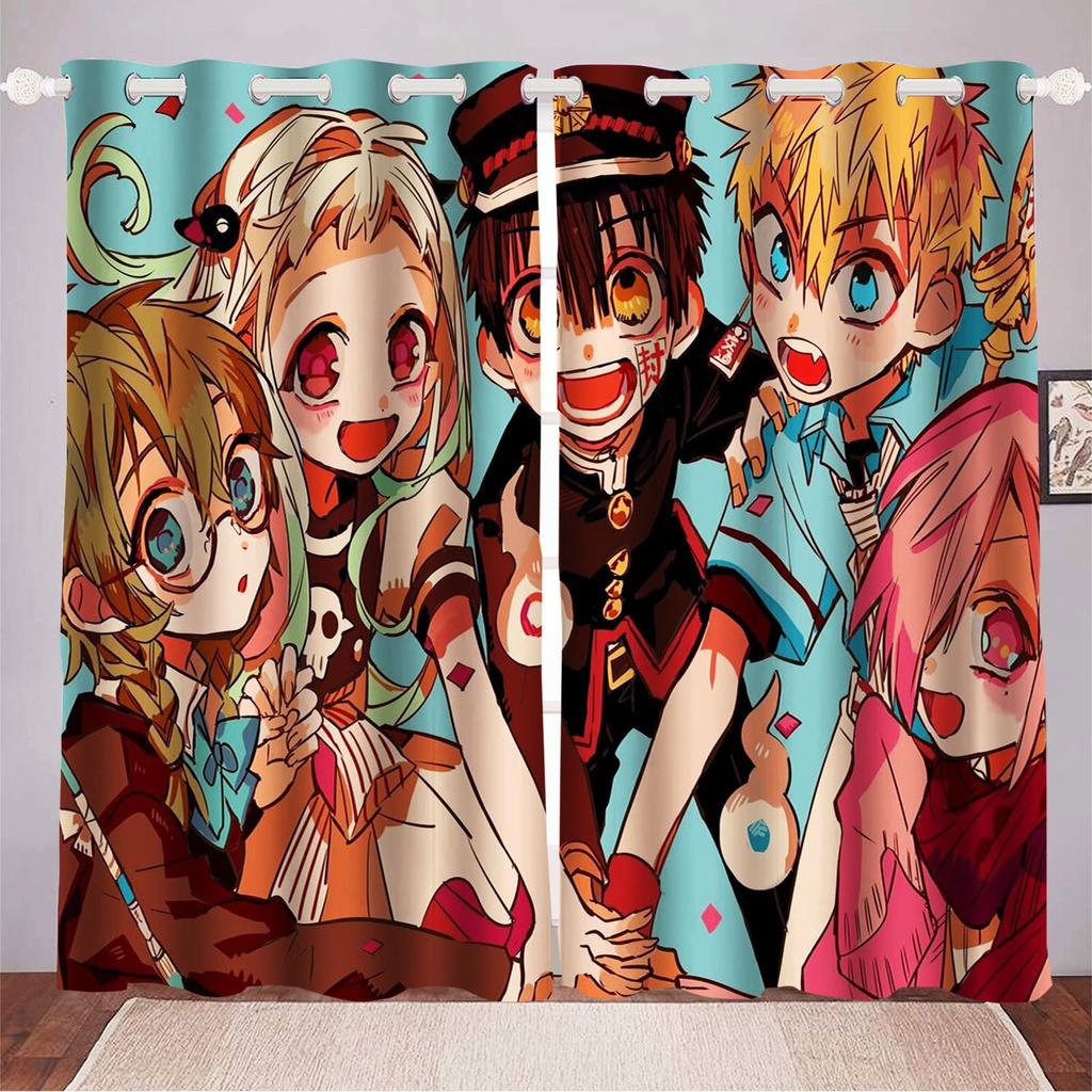 Hanako-kun Cerejeira Japonesa Home Decor Kitchen Living Room Bedroom Curtains For Blackout Curtains Christmas Gifts