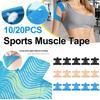 10/20PCS Elastic Kinesiology Tape Breathable Sports Muscle Tape Bandage Care Kinesiology First Aid Tape Muscle Injury Sport Tape