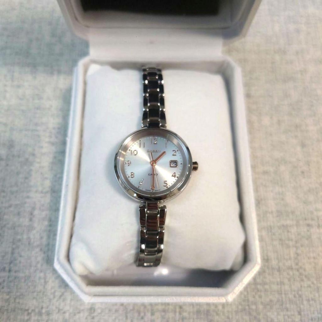 Used Good condition wristwatch SHEEN Solar Sapphire Model SHS-D200D-7AJF