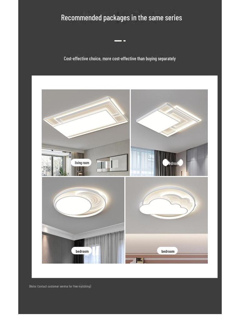 Exquisite Living Room & Bedroom Lamp Set: Elegant Ceiling & Hall Lamps for a Complete Home Package