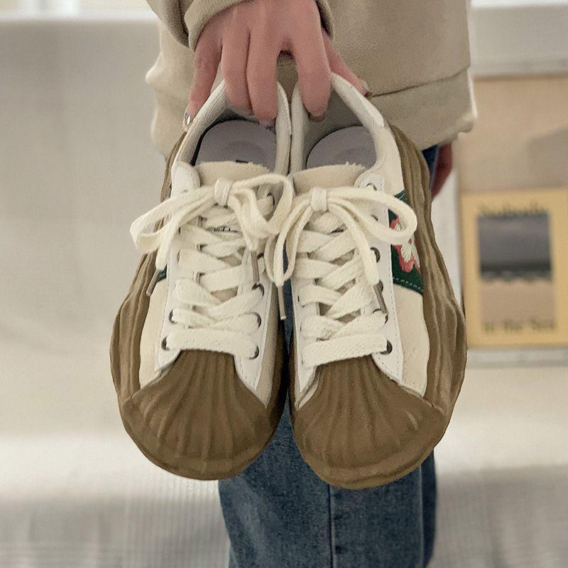 

Специальная распродажа толстоподошвенные туфли-ракушки женские летние новые туфли-маффины повседневные туфли на плоской подошве 40