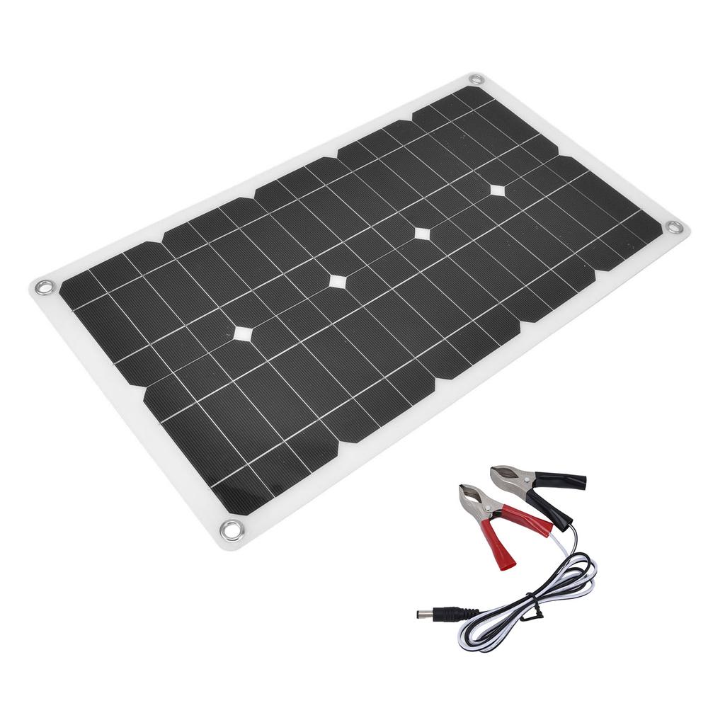 18V 100W Solar Panel Waterproof Solar Charging Panel Outdoor Battery Charger for Household Car Boat