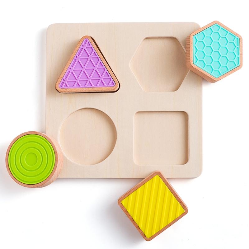 Kids Wooden Montessori Toys Coin Ball Busy Drum Color Shape Cognition Match Educational Sensory Toys Baby Teaching Aid Toy Gifts