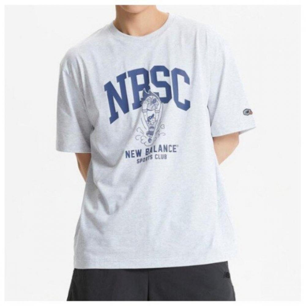 

New Balance Basketball Graphic Tee Lqj Nbnef21533 16 Uni White series/105