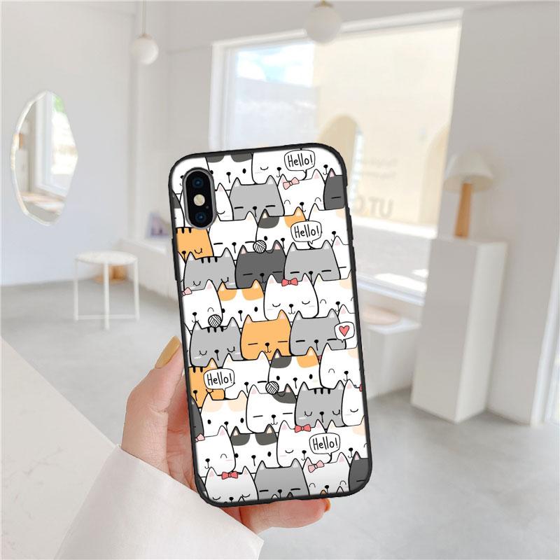 MY5 Cat Kitten Meow Soft Shell Phone Case for Redmi Note 10 11 12 Pro Max 10S 10C 10T 11A 11S 12S 12C