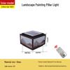 Modern Solar LED Pillar Light for Garden, Courtyard, or Hotel