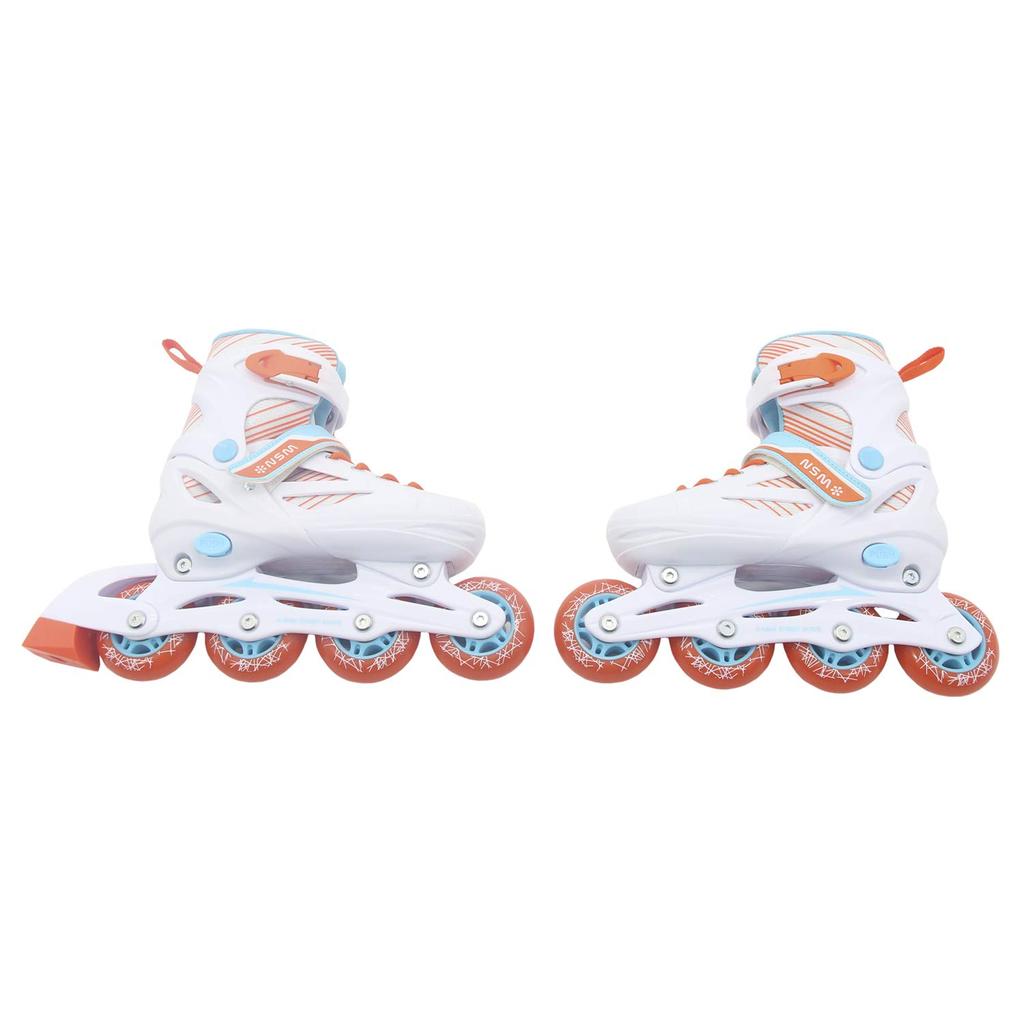 NEW STREET MOVE Verstellbare Inlineskates GW-901 (Orange, 24,5-27cm)