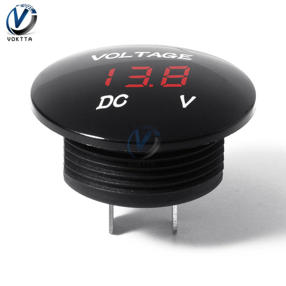 DC 5V-48V LED Digital Voltmeter Ammeter Car Motocycle Voltage Current Meter Volt Detector Tester Monitor Panel Display Voltmeter