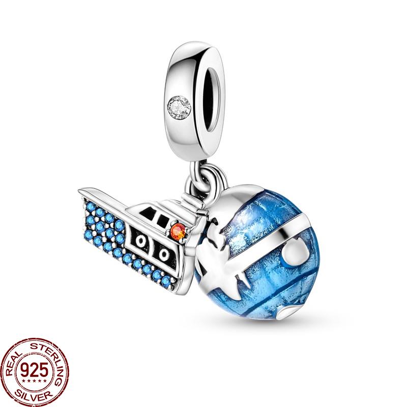 Women copper Sea Summer Design Dangle Turtle Starfish Octopus Dolphin Bead Charms Charm Bead Charms Authentic Accessories Bracelets Jewellery