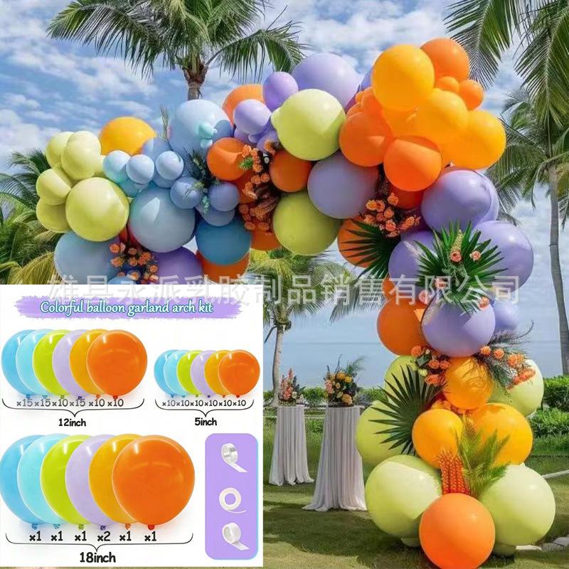 Birthday Balloon Set Holiday Party Decoration Latex Balloon Wedding Opening Balloon Chain Arch